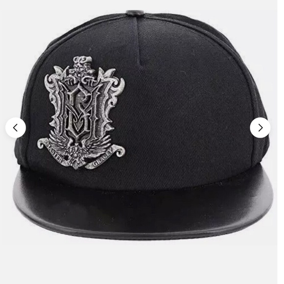 NEW Authentic Disney Parks Haunted Mansion Master Gracey Black Baseball Cap Hat - Picture 4 of 4